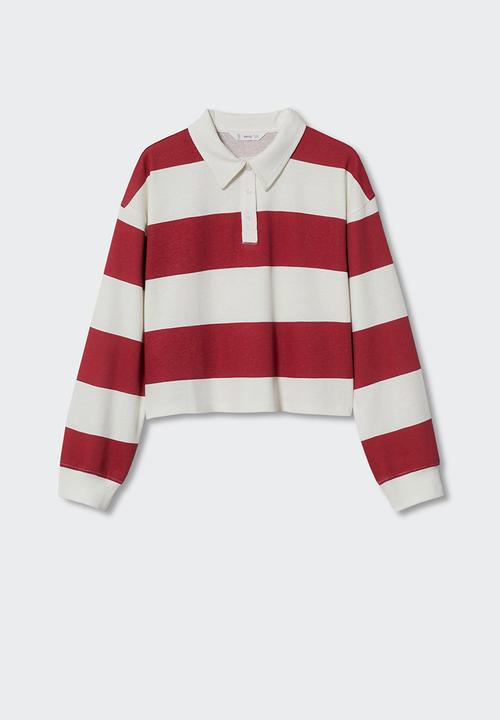 MANGO - Polo shirt rugby - red