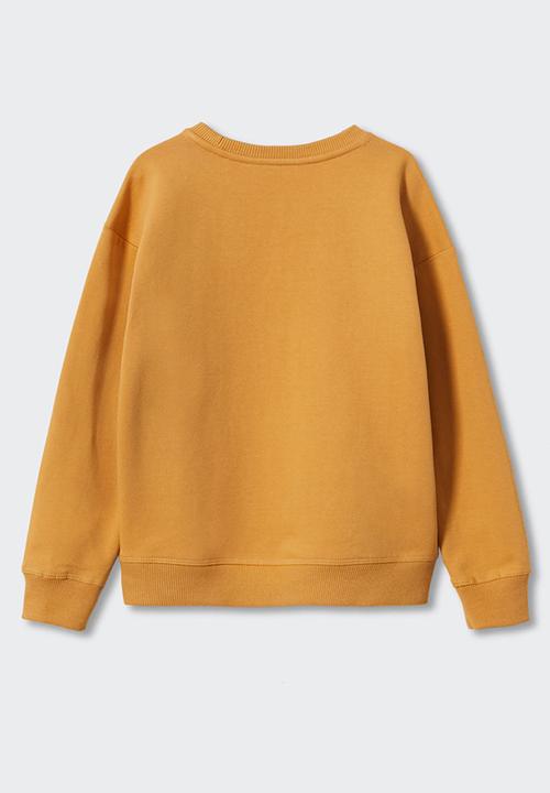 MANGO - Sweatshirt stuff2 - yellow