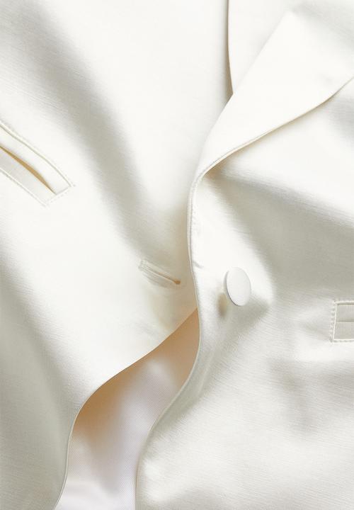 H&M - Single-breasted blazer - cream