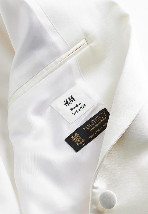 H&M - Single-breasted blazer - cream