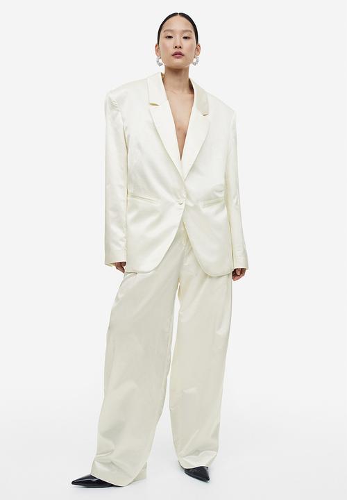 H&M - Tailored trousers - cream