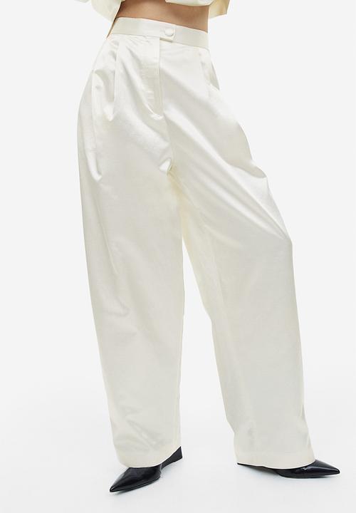 H&M - Tailored trousers - cream