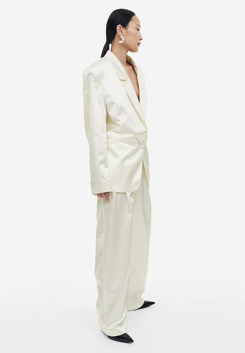 H&M - Tailored trousers - cream