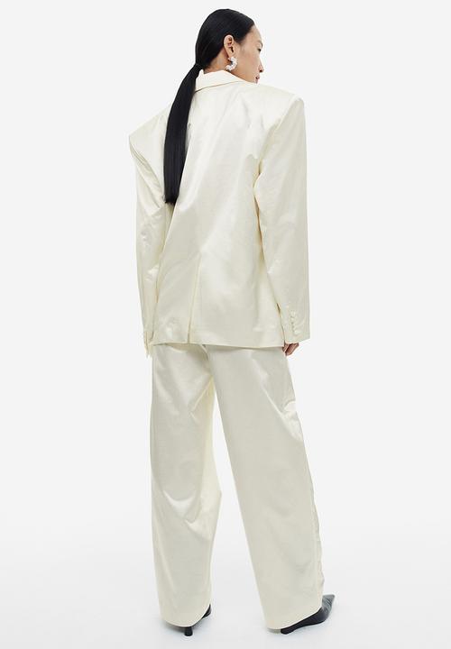 H&M - Tailored trousers - cream
