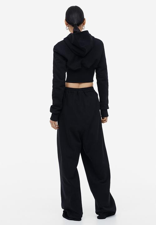 H&M - H&M Studio: Wide joggers - black