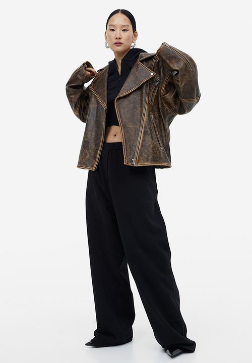 H&M - H&M Studio: Wide joggers - black