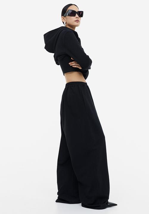 H&M - H&M Studio: Wide joggers - black