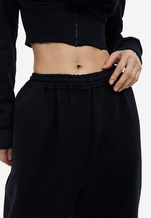 H&M - H&M Studio: Wide joggers - black