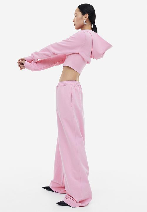 H&M - H&M Studio: Wide joggers - light pink