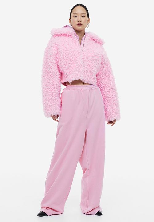 H&M - H&M Studio: Wide joggers - light pink