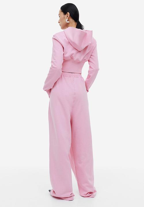 H&M - H&M Studio: Wide joggers - light pink