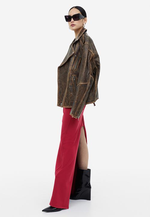 H&M - H&M Studio: Pencil skirt - dark red