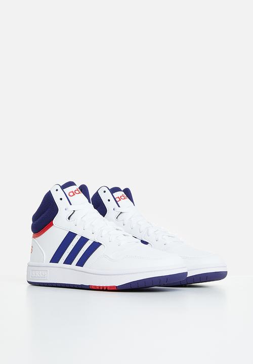 adidas Originals - Hoops mid 3.0 k - ftwr white/victory blue/better scarlet