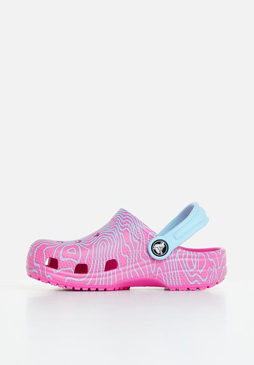 Crocs - Classic topographic clog k - juice/multi
