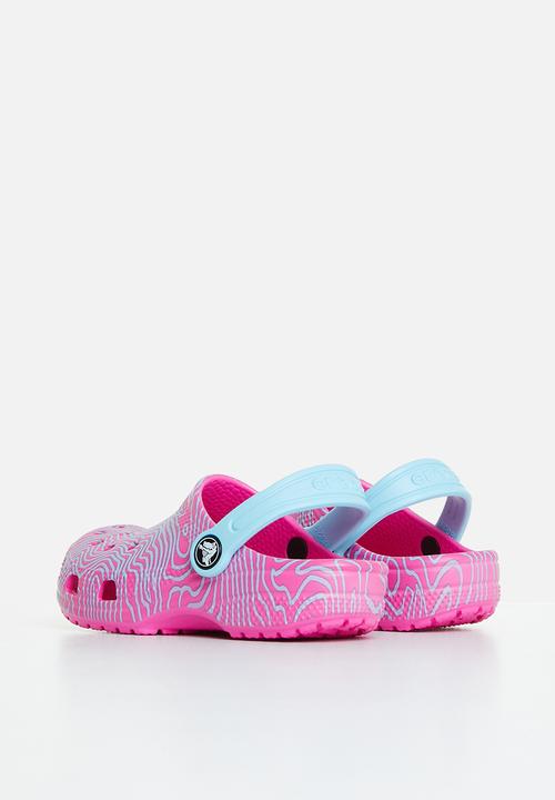 Crocs - Classic topographic clog k - juice/multi