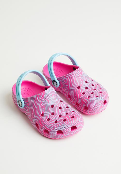 Crocs - Classic topographic clog k - juice/multi