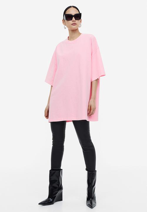 H&M - H&M Studio: Oversized t-shirt - light pink