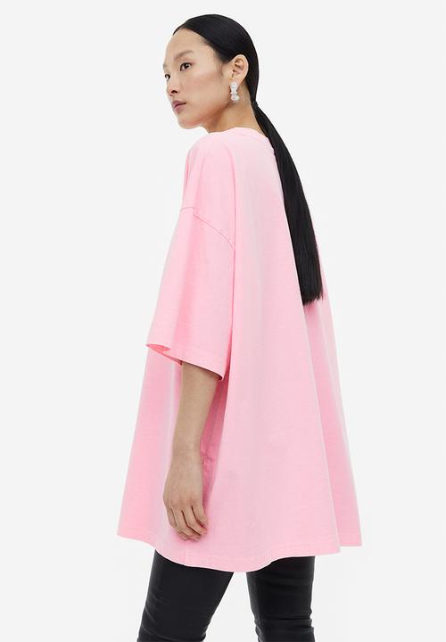 H&M - H&M Studio: Oversized t-shirt - light pink