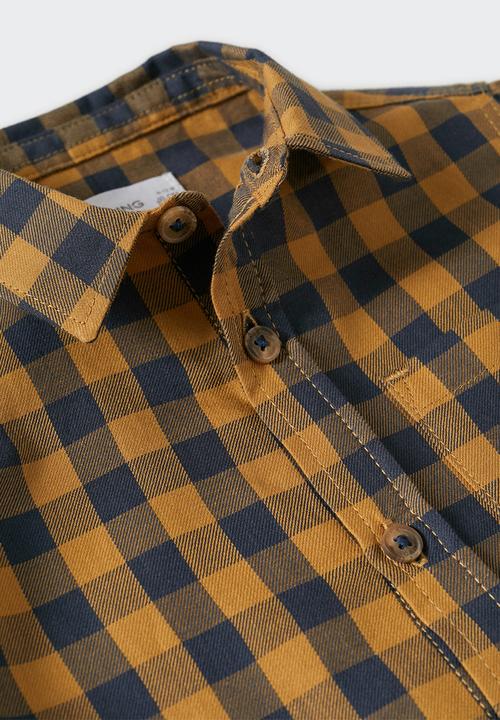 MANGO - Shirt matias - yellow