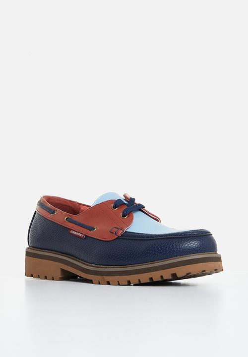 Jonathan D - J boat pebble pu loafer - sunset