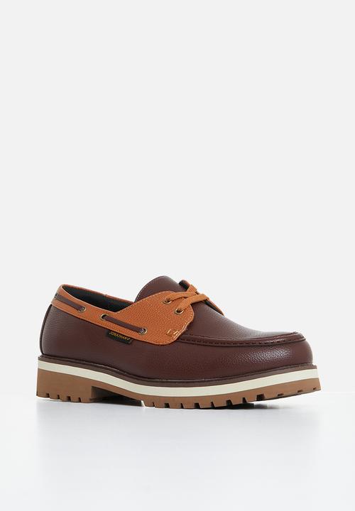 Jonathan D - J boat nubuck & pu loafer - sunrise