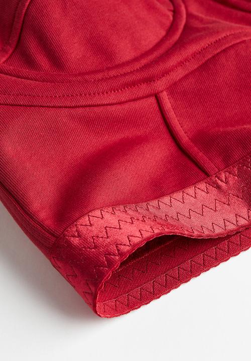 H&M - H&M Studio: Bustier top - dark red