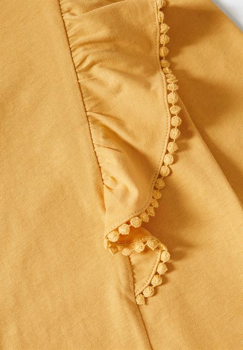 MANGO - T-shirt juliete - yellow