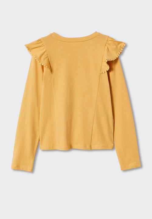 MANGO - T-shirt juliete - yellow