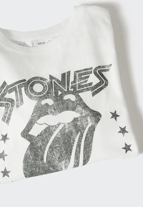 MANGO - T-shirt rolltour - white