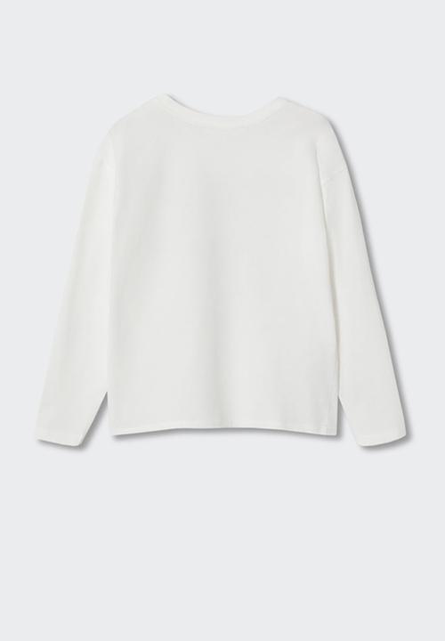 MANGO - T-shirt rolltour - white