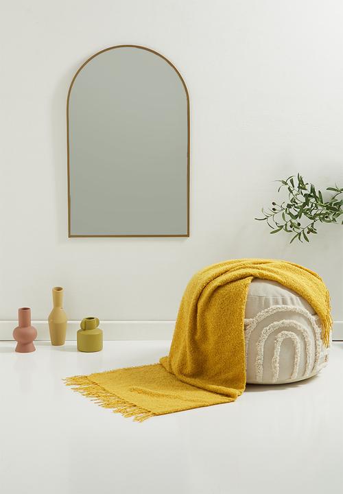 H&S - Meera throw - yellow
