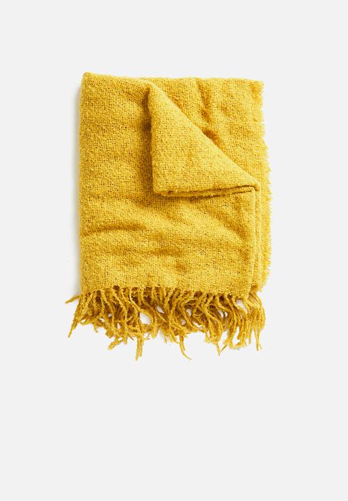 H&S - Meera throw - yellow