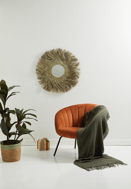 H&S - Meera throw - army green