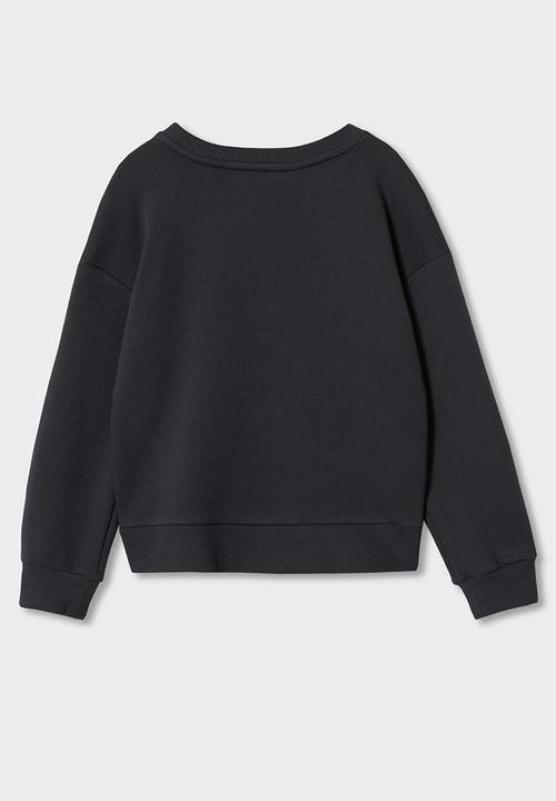 MANGO - Sweatshirt mbubble - charcoal