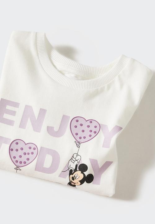 MANGO - T-shirt  menjoy - white