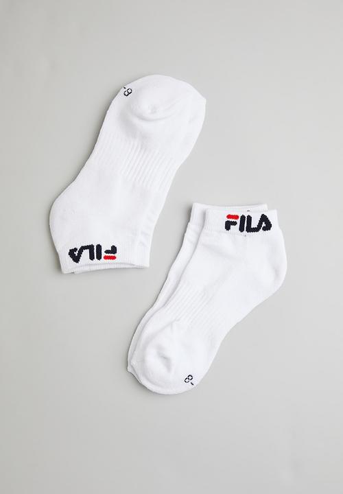 FILA - Stallone ankle sock 2pk - white