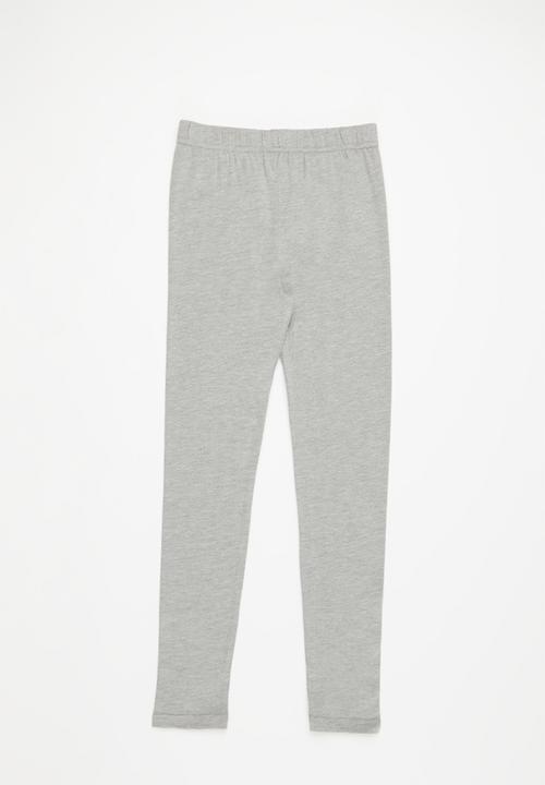 Superbalist - 2 pkt legging - grey mel & navy 