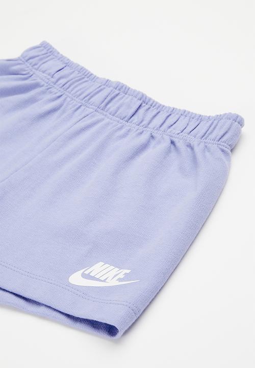 Nike - Nkg boxy tee short set - light thistle