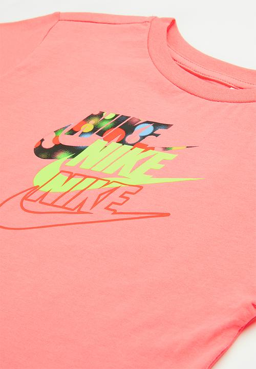 Nike - Nkg boxy tee short set - black & pink 