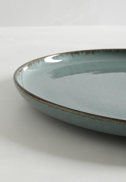 Excellent Houseware - Asara dinner plate of 4 - blue