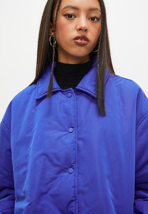Blake - Oversized wadded puffer - cyan