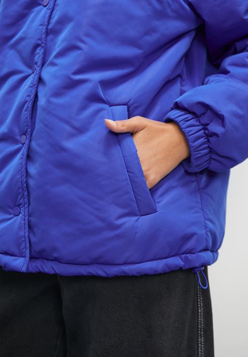 Blake - Oversized wadded puffer - cyan