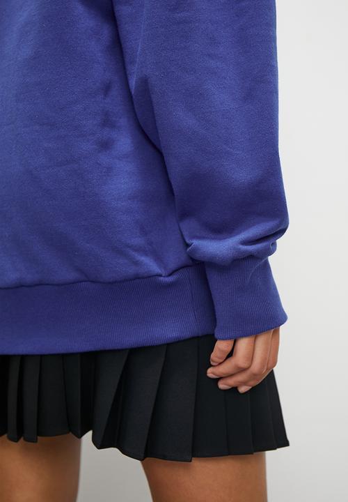 Blake - Graphic slouch hoodie - cobalt