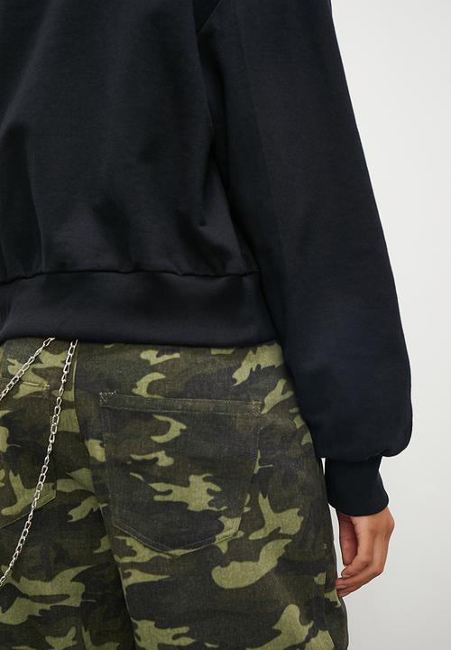 Blake - Crop crew - black