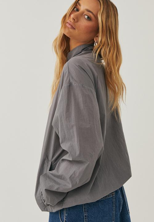 Supré  - Riley parachute jacket - cement grey