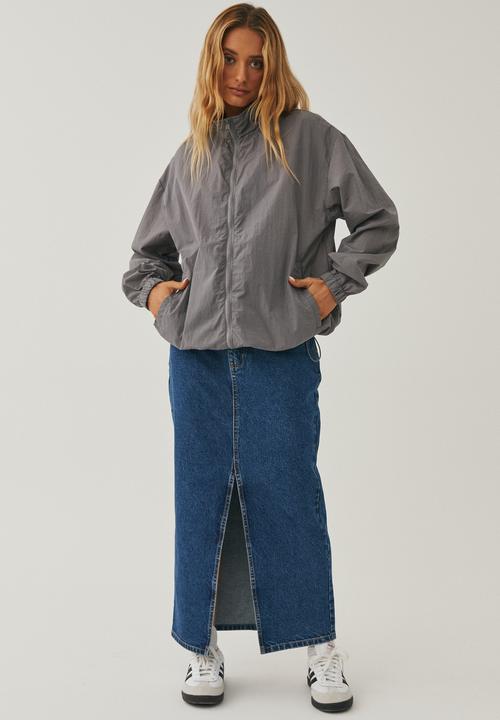 Supré  - Riley parachute jacket - cement grey