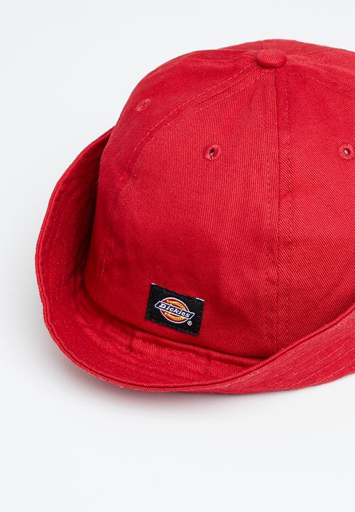 Dickies - Dickies albertville bucket hat domed - red