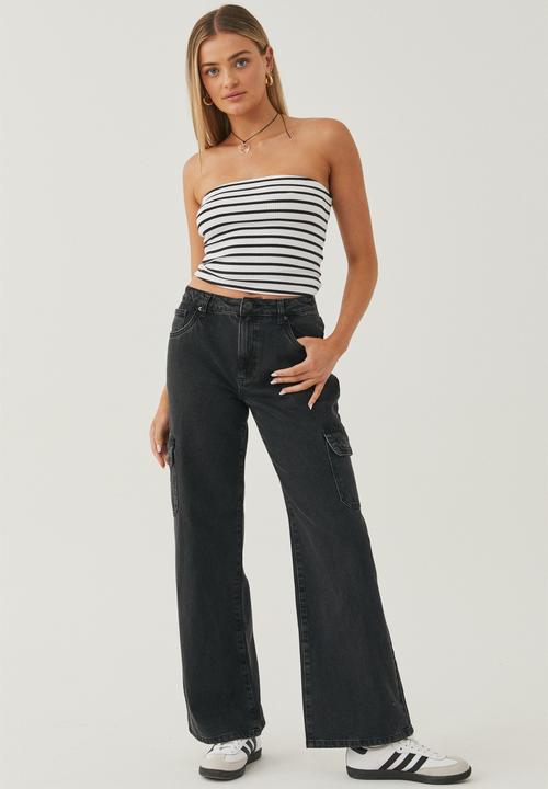 Supré  - Mia bandeau - black & white