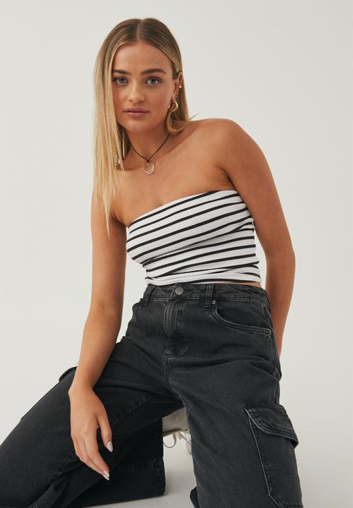 Supré  - Mia bandeau - black & white