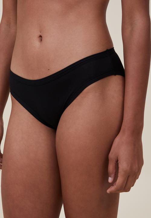 Cotton On - So soft bikini brief - black